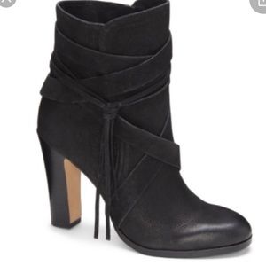 Vince Camuto Charisa Wrap Stacked Heel Bootie, 9